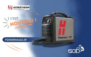 Lire la suite à propos de l’article Nouveau : découvrez le Powermax33 XP d&rsquo;Hypertherm, le géant de la découpe portable !